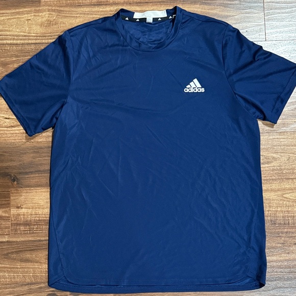 Adidas Men's Navy Blue Short Sleeve Tee - Picture 1 of 3